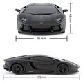 Lamborghini Aventador Radio Controlled Car 1:24 Scale Black, rear view