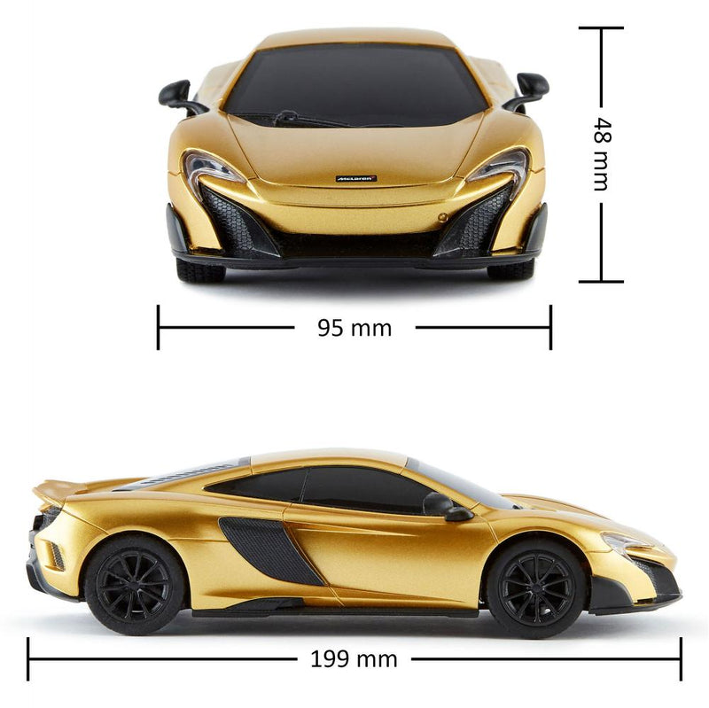 McLaren 675LT Radio Controlled Car 1:24 Scale, rear view