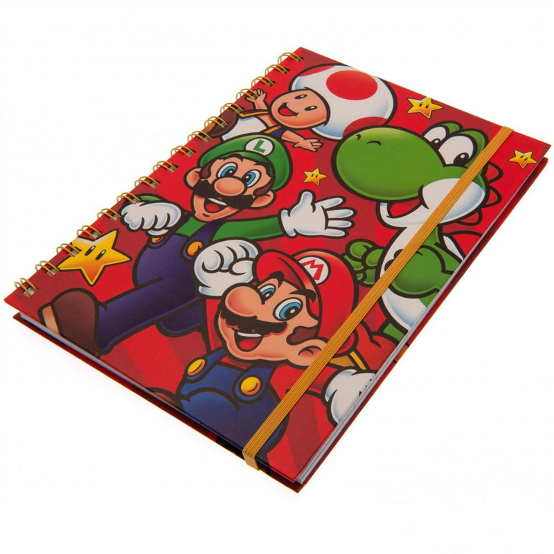 Super Mario Notebook, close-up detail