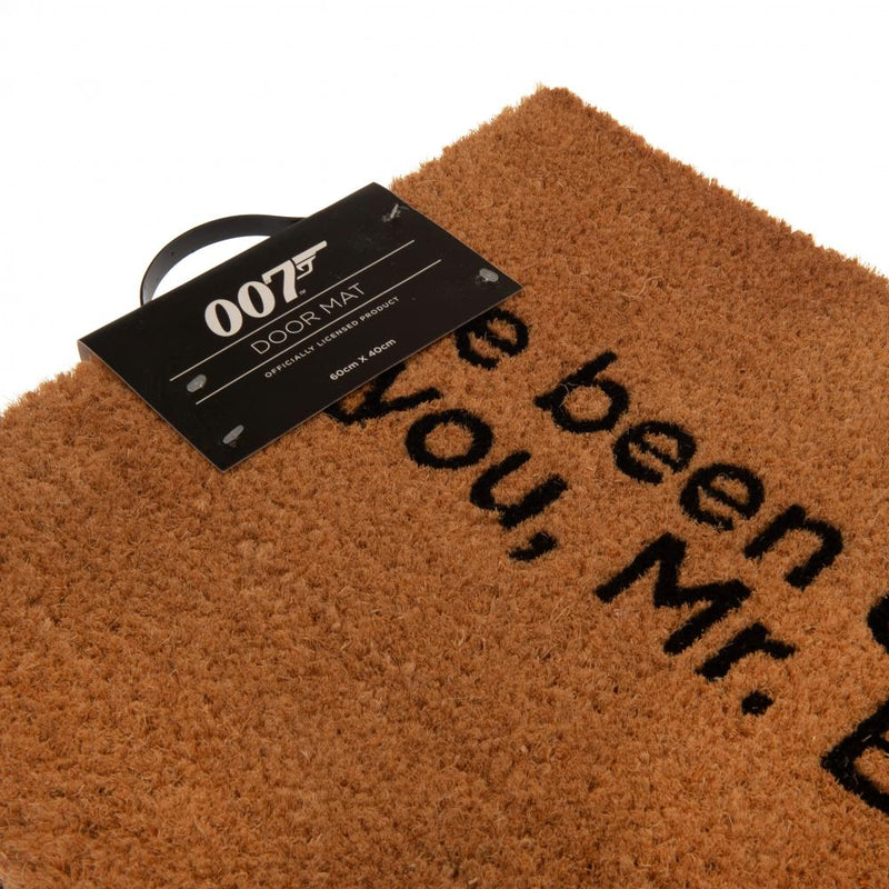 James Bond Doormat, side angle