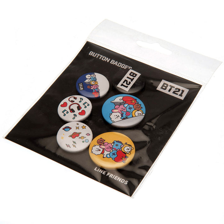 BT21 Button Badge Set