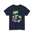'Living at 33rpm' Flouro Men's T-Shirt, additional view