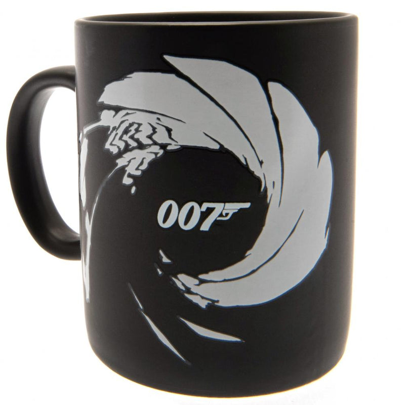 James Bond Heat Changing Mug, side angle