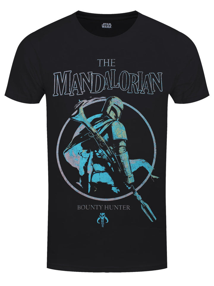 Star Wars The Mandalorian Grunge Poster T-Shirt