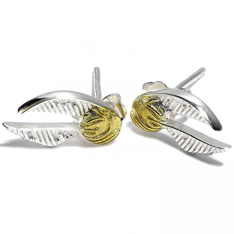 Harry Potter Sterling Silver Golden Snitch Stud Earrings collectible from Infinity Collectibles 2026