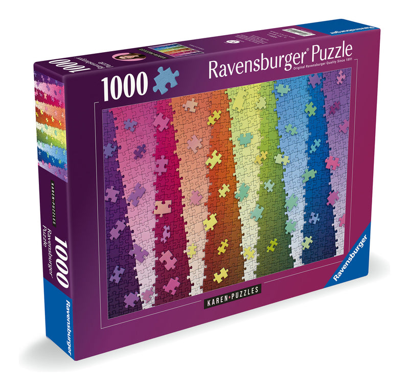Colours on Colours 1000 Piece Jigsaw Puzzle