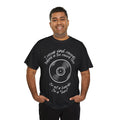 'I'm Not a Hoarder, I'm a Hero' Men's Vinyl T-Shirt, packaging shot