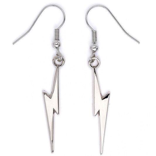 Harry Potter Silver Plated Lightning Bolt Hook Earrings collectible from Infinity Collectibles 2026