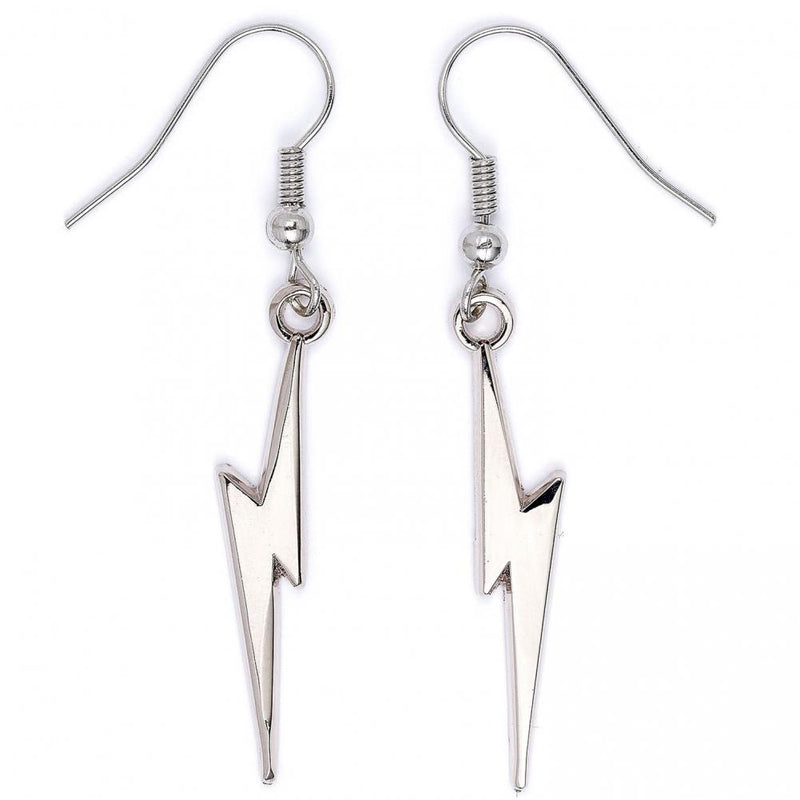 Harry Potter Silver Plated Lightning Bolt Hook Earrings collectible from Infinity Collectibles 2026