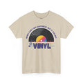 'Money Can't Buy Happiness, But It Can Buy Vinyl' Men's T-Shirt, rear view