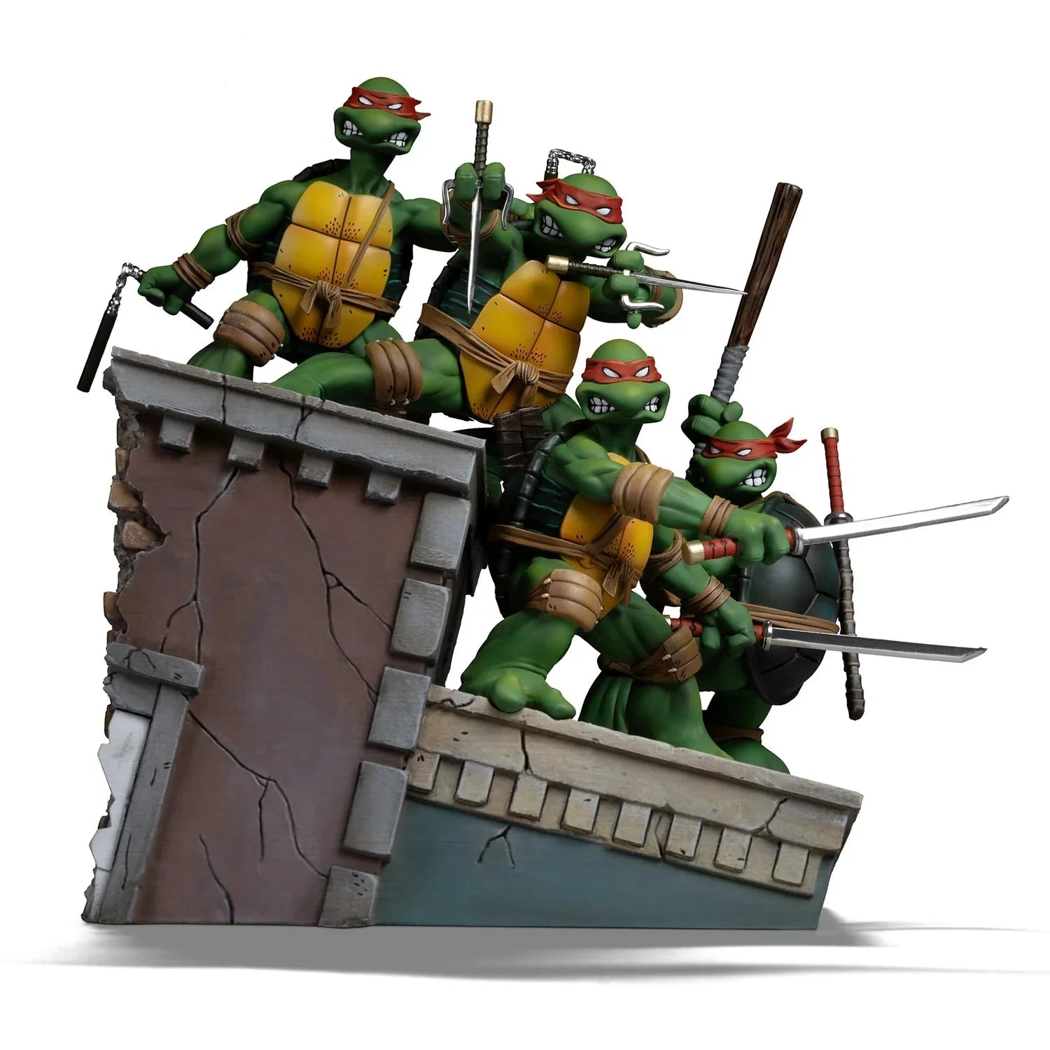 Iron Studios Teenage Mutant Ninja Turtles TMNT Set Deluxe 1/10 Art Sca ...