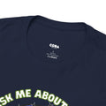 'Ask Me About My Record Collection' Men's T-Shirt, side angle