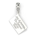 Harry Potter Silver Plated Hogwarts Letter Charm collectible from Infinity Collectibles 2026