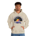 'Money Can't Buy Happiness, But It Can Buy Vinyl' Men's Hoodie, side angle