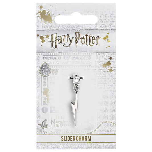 Harry Potter Silver Plated Lightning Bolt Charm, alternate view