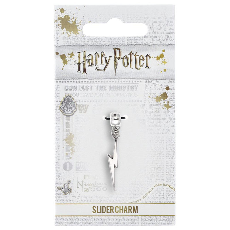 Harry Potter Silver Plated Lightning Bolt Charm, alternate view
