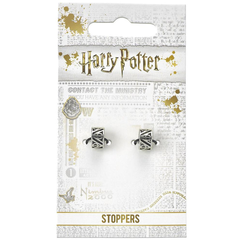 Harry Potter Silver Plated Charm Stoppers, side angle