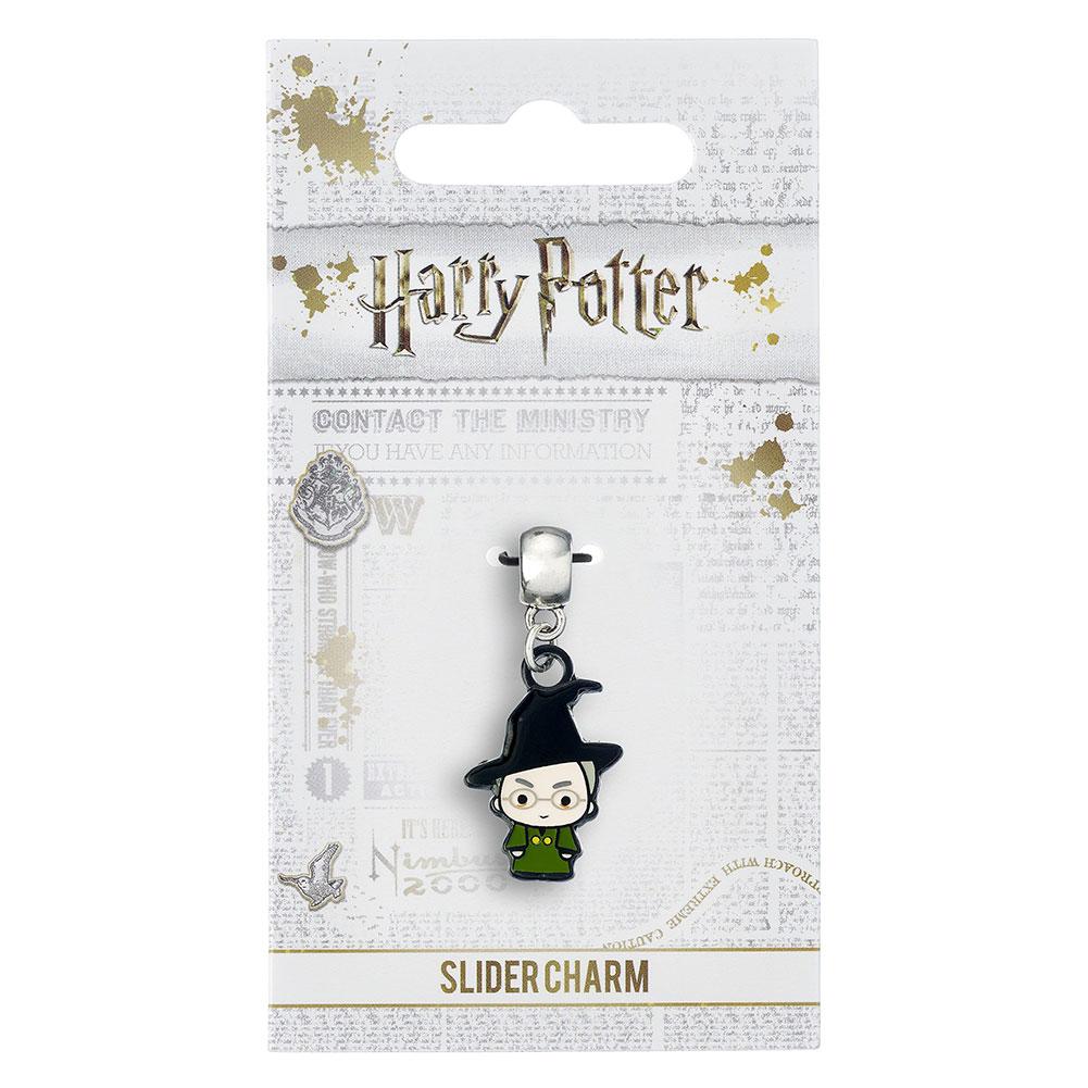 Harry Potter Silver Plated Charm Chibi Professor McGonagall