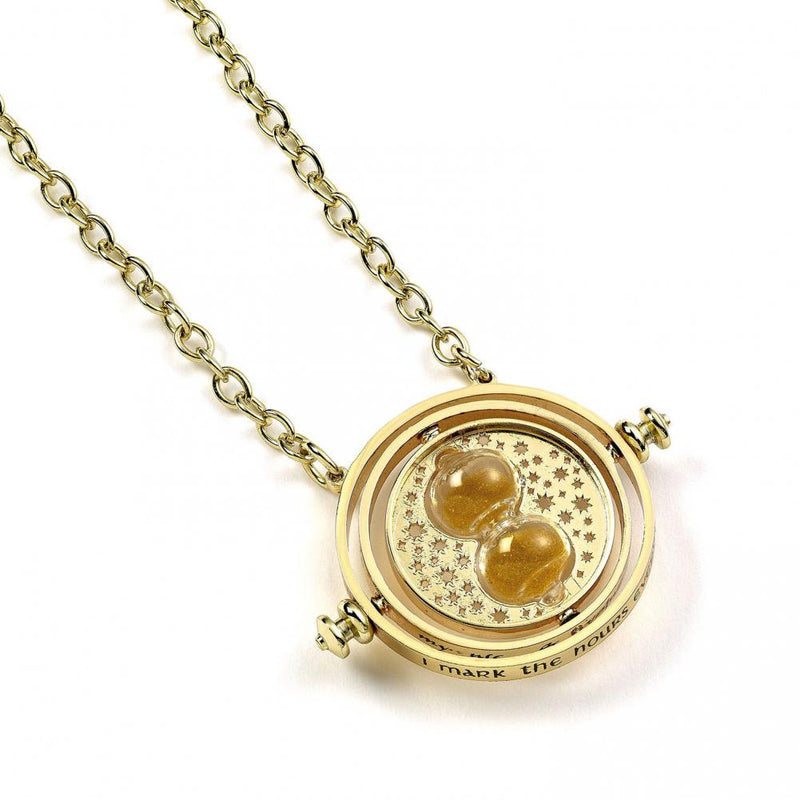Harry Potter Gold Plated Spinning Time Turner Necklace collectible from Infinity Collectibles 2026