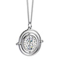 Harry Potter Sterling Silver Time Turner Crystal Necklace, alternate view