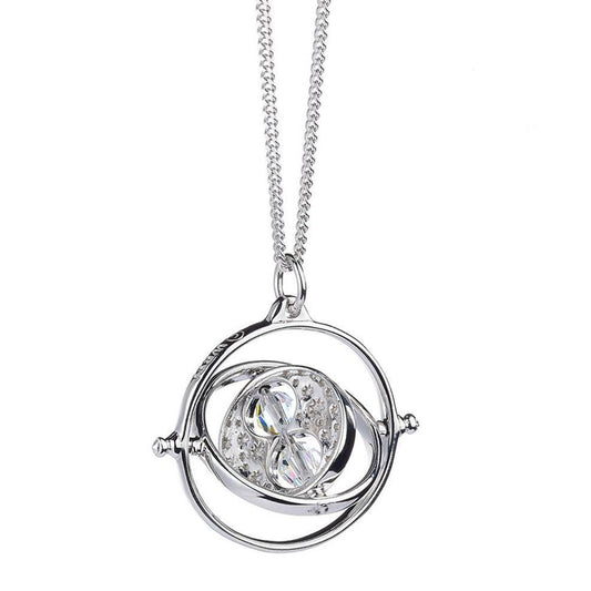 Harry Potter Sterling Silver Time Turner Crystal Necklace collectible from Infinity Collectibles 2026
