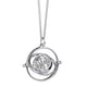 Harry Potter Sterling Silver Time Turner Crystal Necklace