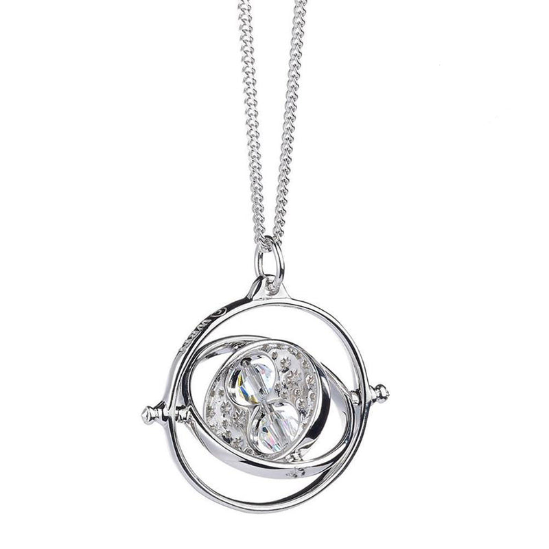 Harry Potter Sterling Silver Time Turner Crystal Necklace collectible from Infinity Collectibles 2026