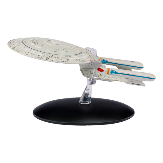 U.S.S. ENTERPRISE NCC-1701-D Handbook & Diecast Ship Picard The Next Generation (Eaglemoss / Star Trek), alternate view