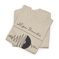 'Life Sounds Better on Vinyl' Men's T-Shirt, side angle