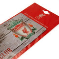 Liverpool FC Rustic Garden Sign, close-up detail