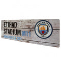 Manchester City FC Rustic Garden Sign, alternate view
