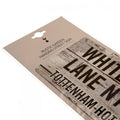 Tottenham Hotspur FC Rustic Garden Sign, close-up detail