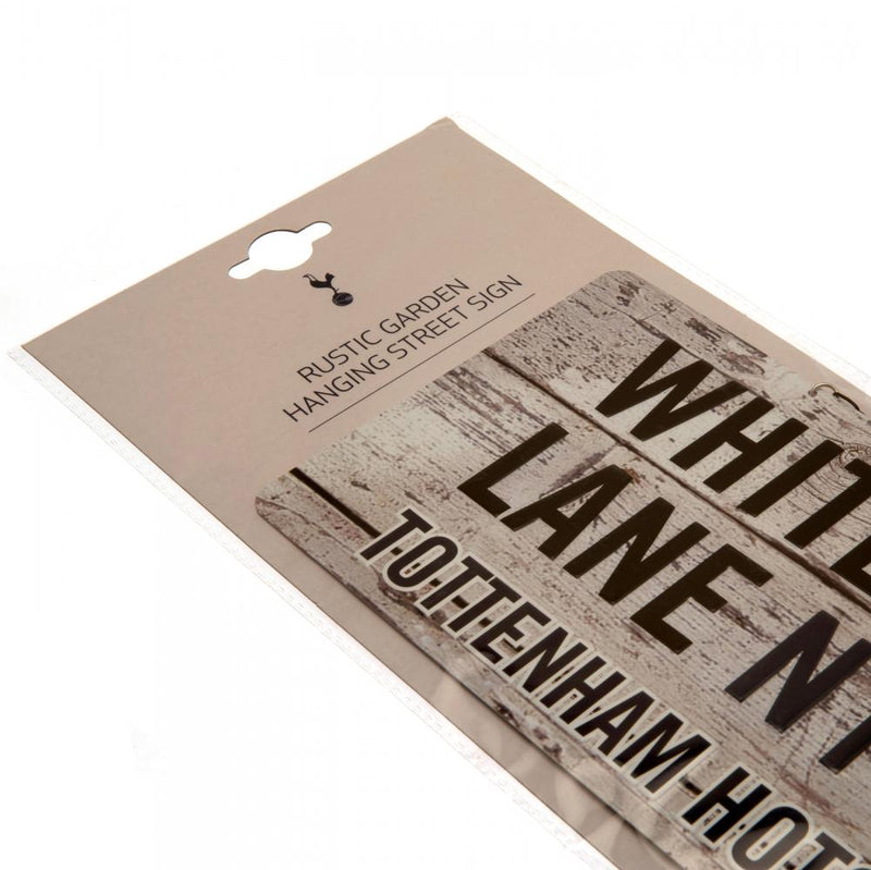 Tottenham Hotspur FC Rustic Garden Sign, close-up detail