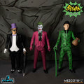 Batman (1966) 5 Points Deluxe Boxed Set With 7 Figures, Batmobile & Batcave Diorama packaging view