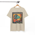 'Phonosaurus' Men's Vinyl T-Shirt, side angle