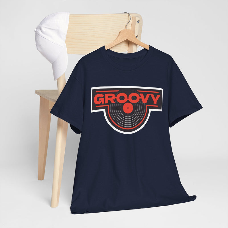 'Groovy' Men's T-Shirt, in display