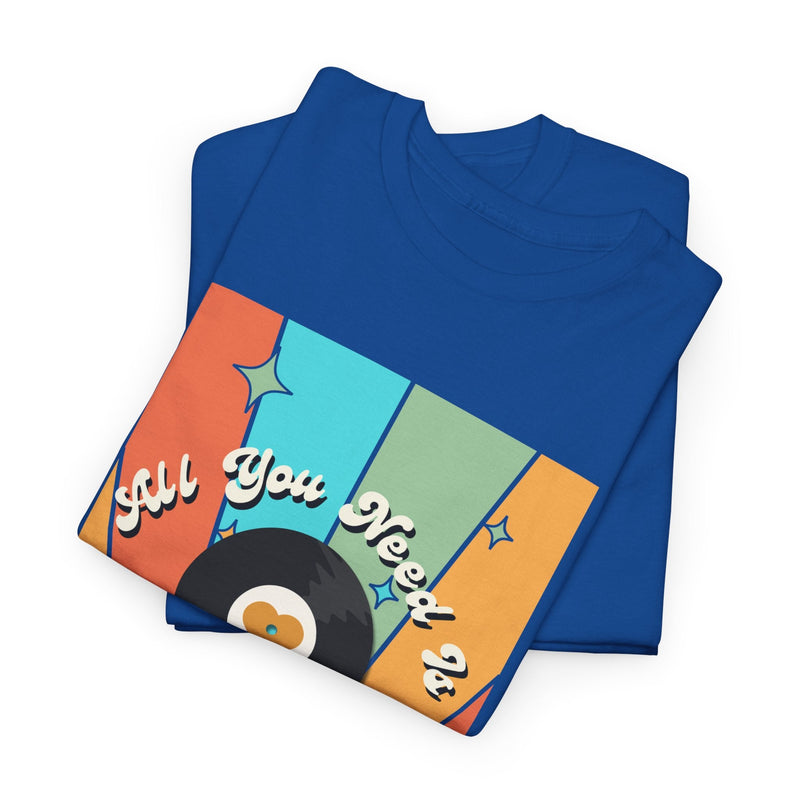 'All You Need Is Vinyl' T-Shirt, rear view