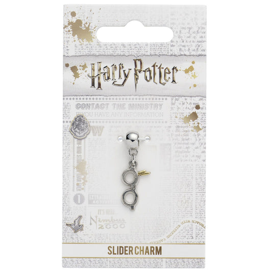 Harry Potter Silver Plated Harry Glasses Charm, alternate view