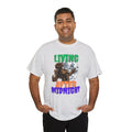 'Living After Midnight' Men's T-Shirt, close-up detail