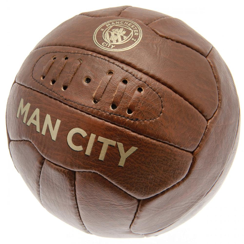 Manchester City FC Faux Leather Football collectible from Infinity Collectibles 2026
