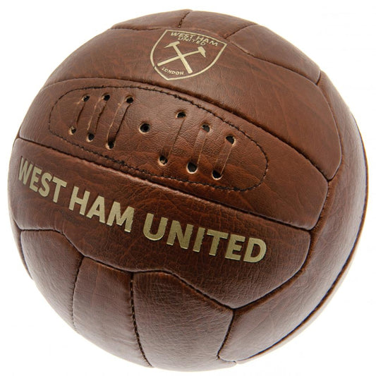 West Ham United FC Faux Leather Football collectible from Infinity Collectibles 2026