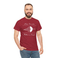 'Life Sounds Better on Vinyl' Men's T-Shirt, rear view