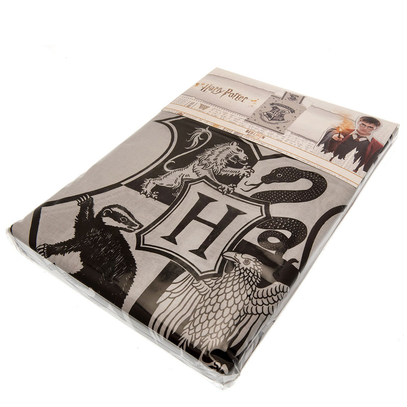 Harry Potter Single Duvet Set Hogwarts, side angle