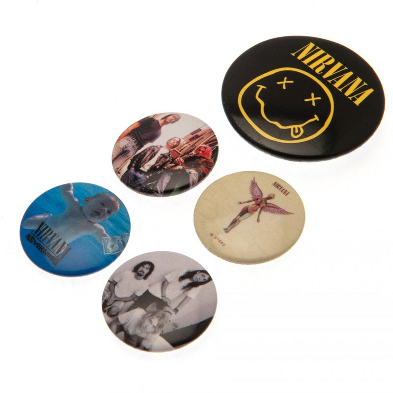 Nirvana Button Badge Set, alternate view
