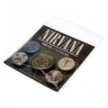 Nirvana Button Badge Set, side angle