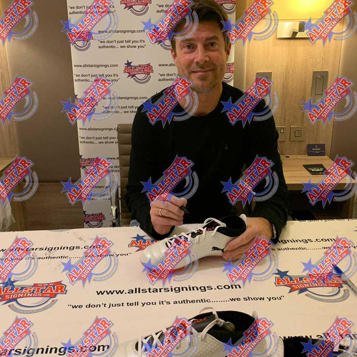 Rangers FC Laudrup Framed Signed Boot