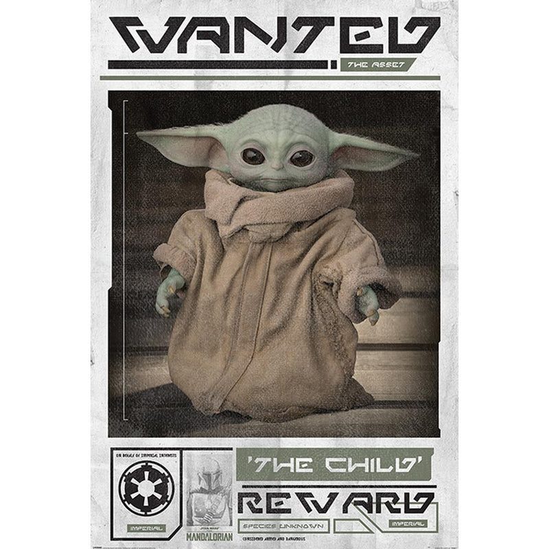 Star Wars: The Mandalorian Poster Wanted The Child collectible from Infinity Collectibles 2026