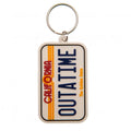 Back To The Future License Plate PVC Keyring collectible from Infinity Collectibles 2026