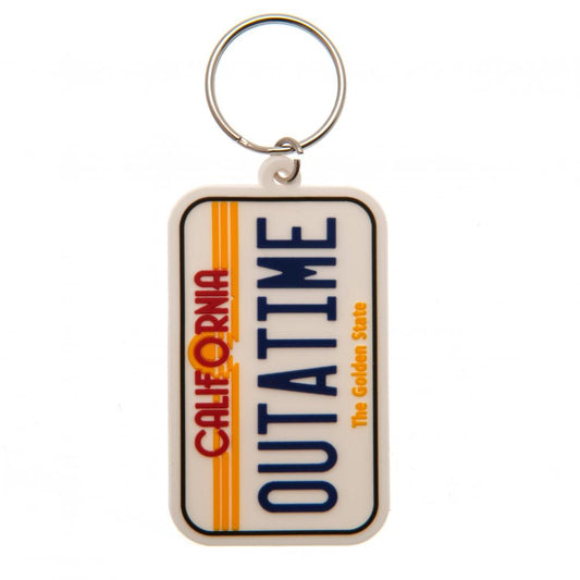 Back To The Future License Plate PVC Keyring collectible from Infinity Collectibles 2026