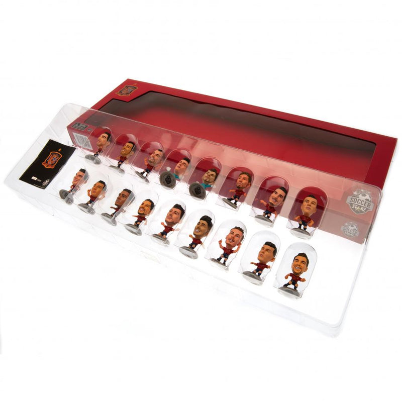 Spain SoccerStarz 17 Player Team Pack, side angle